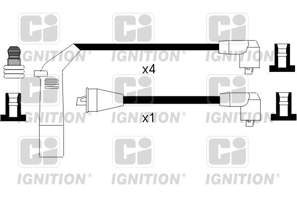 QUINTON HAZELL Комплект проводов зажигания XC915